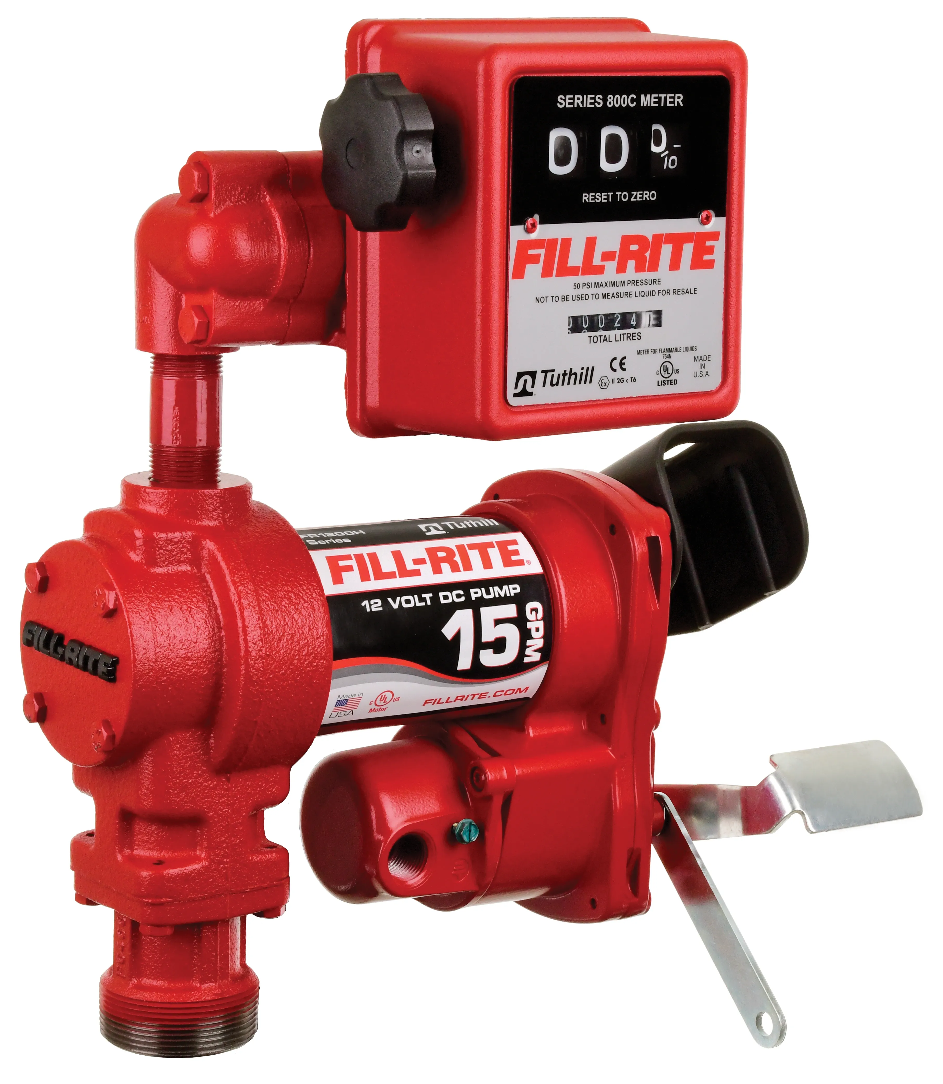 Fill-Rite&#xAE;&#x20;DC&#x20;15&#x20;GPM&#x20;Heavy&#x20;Duty&#x20;Fuel&#x20;Transfer&#x20;Pump&#x20;with&#x20;Mechanical&#x20;Meter